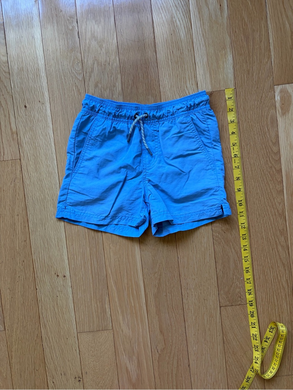 art class Bright Blue kids Swim Trunks with Drawstring